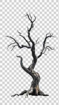 Dead tree trunk Stock Photos