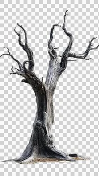 Dead tree trunk Stock Photos