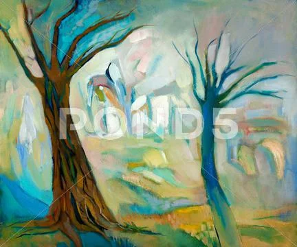 Dead trees Stock Illustration