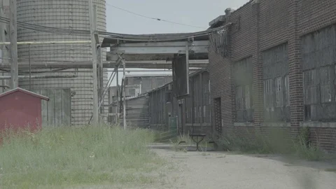Dead US Manufacturing 7 Stock Footage 92428639