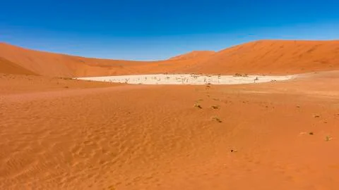 Dead Vlei of Namibia Stock Photos