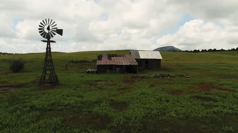 Dead Volcano Aerial Drone Timelapse Stock Footage 82321922