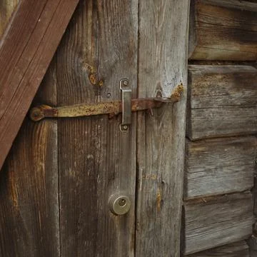 Deadbolt and latch 写真素材