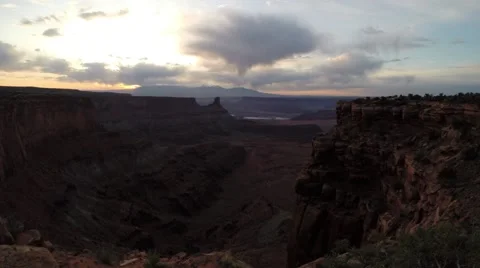 Deadhorse Point, UT timelapse Stock Footage 49756879