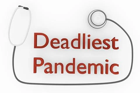 Deadliest Pandemic concept Иллюстрация
