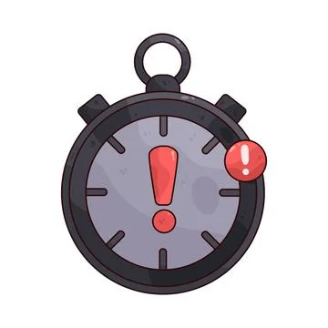 Deadline Alert illustration Stock Illustration