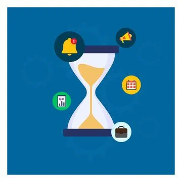 Deadline and Task Management 스톡 일러스트