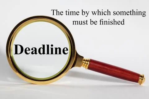 Deadline concept Stock Illustration