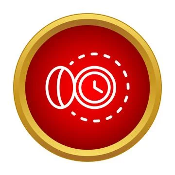 Deadline concept showing ticking clock and countdown Stock Illustration