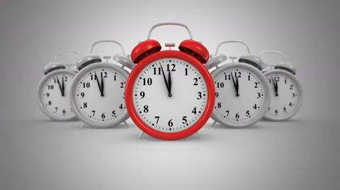 Deadline, Gray background, created in 4K Stock Footage 48660684