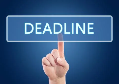 Deadline Stock Illustration