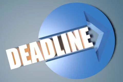 Deadline Stock Illustration