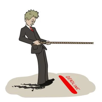 Deadline Stock-Illustration