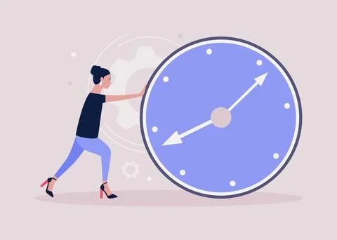 Deadline Stock Illustration