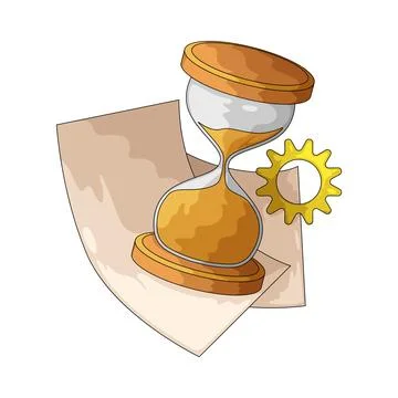 Deadline illustration Stock Illustration