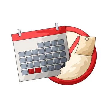 Deadline illustration Stock Illustration