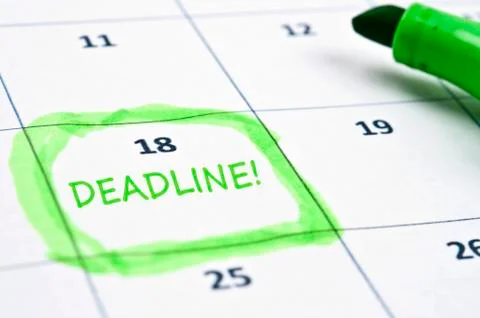 Deadline mark Photos