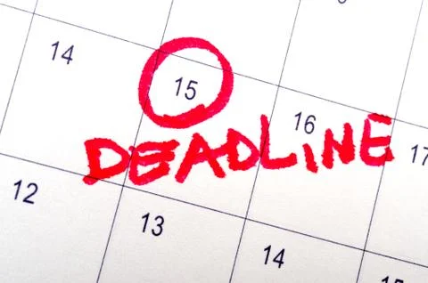 Deadline Stock Photos