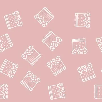 Deadline project line seamless pattern Stock Illustration