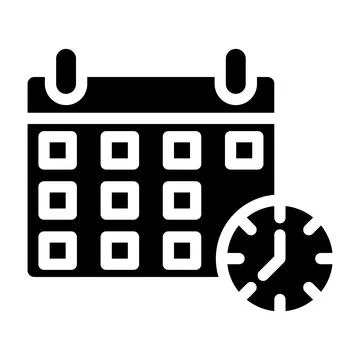 Deadline Vector Icon Design Illustration Stock Illustration