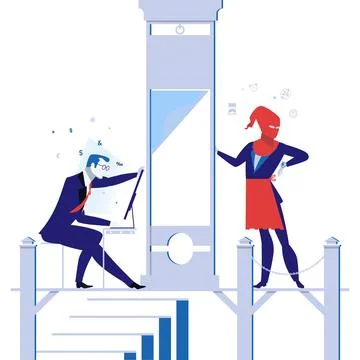 Deadline vector stress work time flat icon Stock Illustration