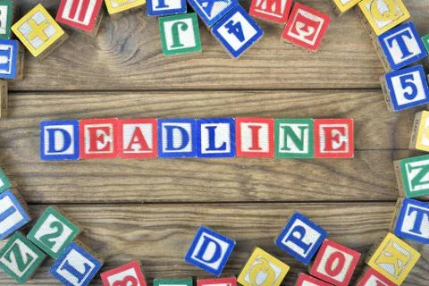 Deadline word Photos