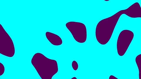 Deadly bacterial amoeba blue macro animation cgi Stock Footage 150851450