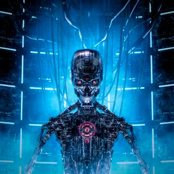 Deadly data core Illustrazione stock