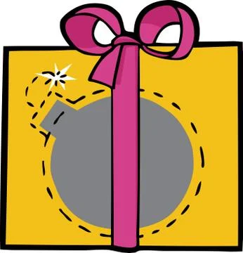 Deadly Gift Stock Illustration