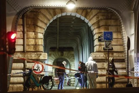 Deadly knike attack in central Paris, France - 03 Dec 2023 Stock Photos