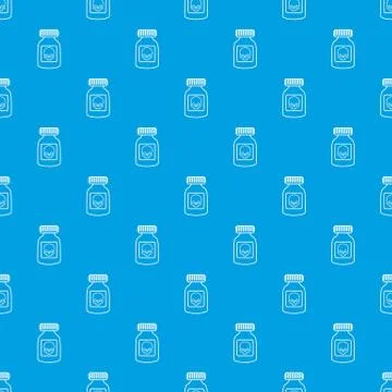 Deadly liquid pattern vector seamless blue イラスト素材