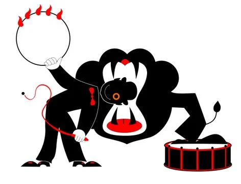 Deadly trick Stock Illustration