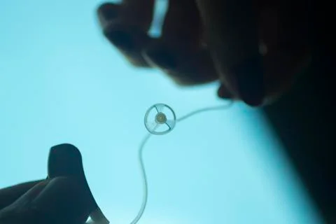 Deaf hearing aid Stock Photos