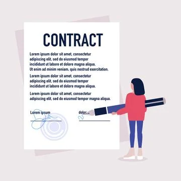 Deal, agreement concept Stock Illustration