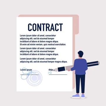 Deal, agreement concept. Stock Illustration