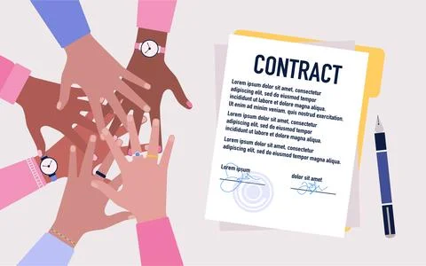 Deal, agreement concept Stock Illustration