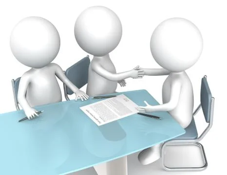 Deal done. Stock Illustration