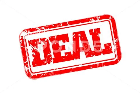 Deal rubber stamp Stock Illustration