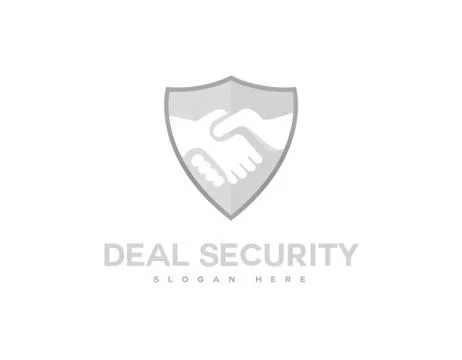 Deal security logo Stock Illustration