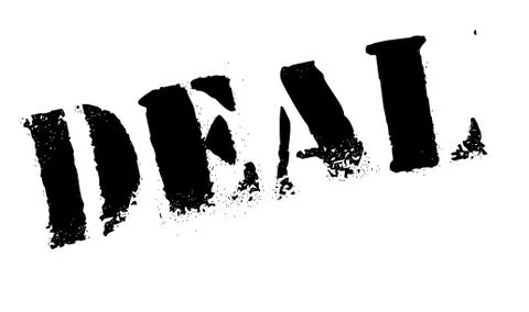 Deal stamp Stock Illustration