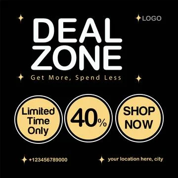 Deal Zone Template Stock Illustration