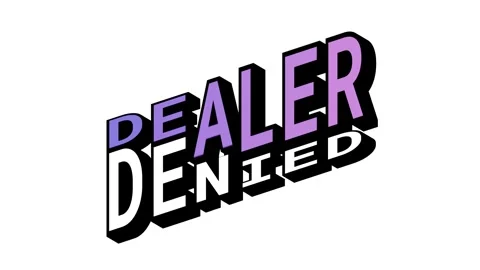 DEALER vs DENIED, 3D Text Animation in Isometric View with Opposite Word Motion Stock Footage 314263408