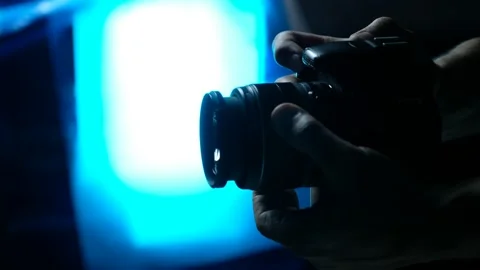 Dealing with the Camera Lens Zoom Ring Stock Footage 270183223