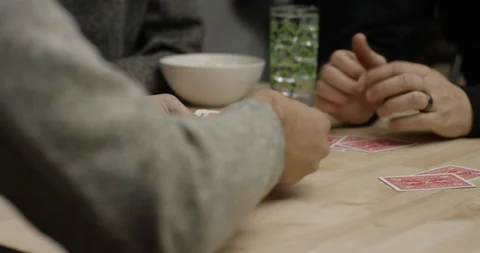 Dealing Cards Stock Footage 122583629