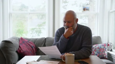 Dealing with debt Stock Footage 163905816