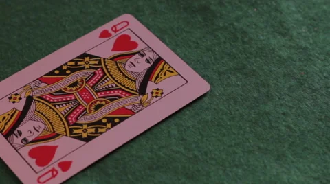 Dealing Playing Cards Stock Footage 47435304