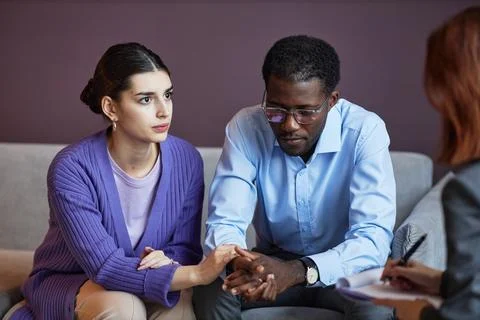 Dealing with Problems in Relationship Stock Photos