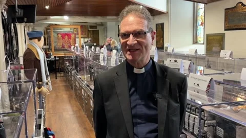 Dean of St Macartan’s Cathedral says it's a 'privilege' to have The Longest Yar Stock Footage 328532201
