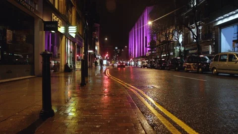 Deansgate Manchester Timelapse Stock Footage 129240375
