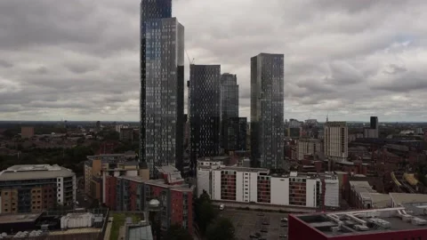 Deansgate Square 库存影片 209137219